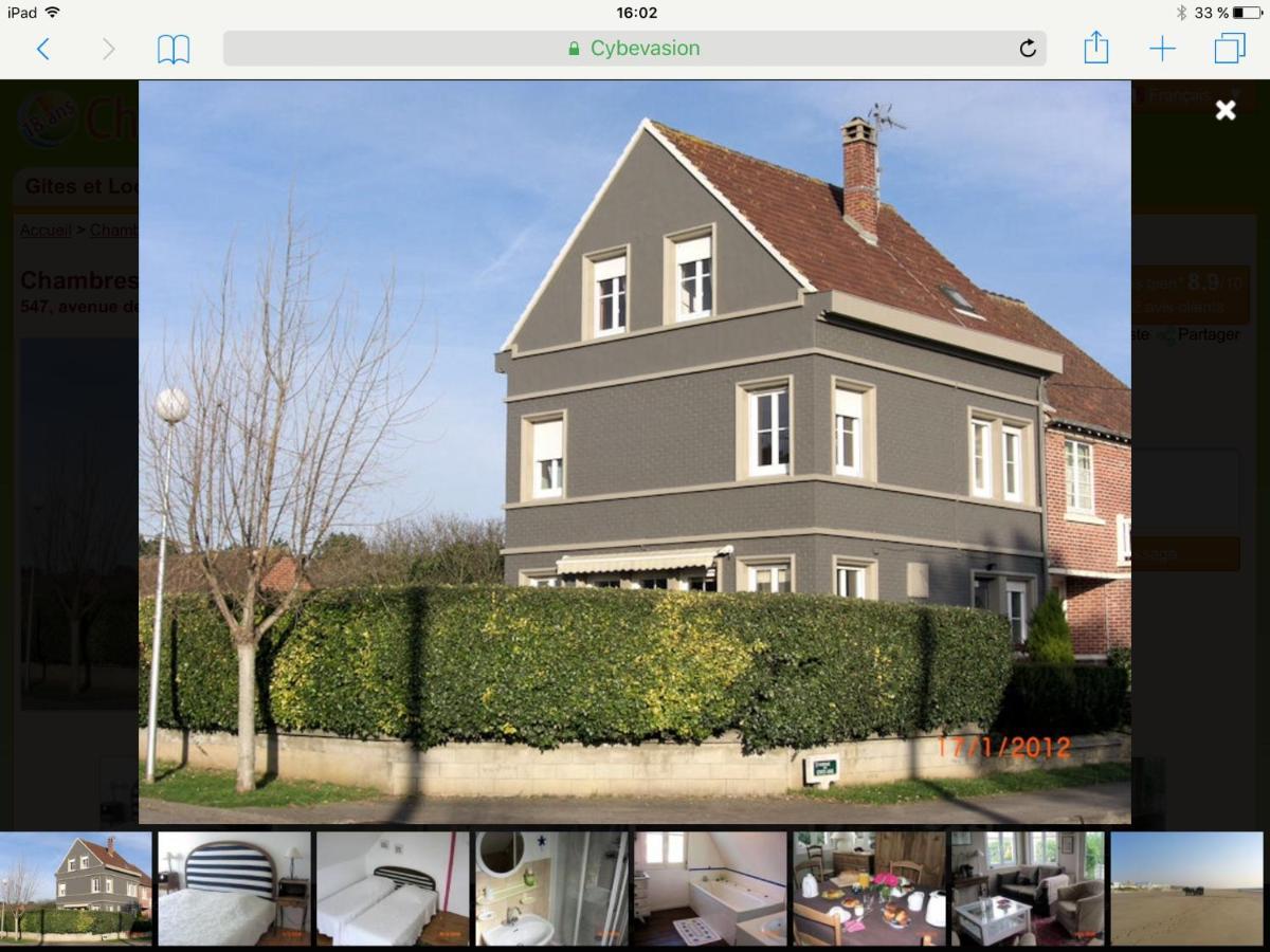 Bed and Breakfast Le cadran Stella-Plage Exterior foto